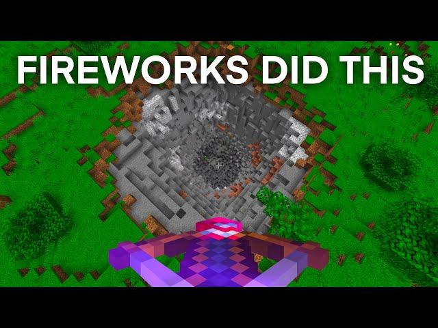 I made minecraft fireworks more explosive...