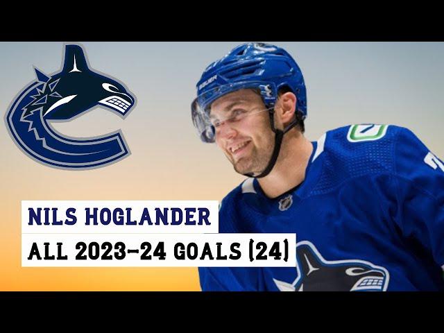 Nils Hoglander (#21) All 24 Goals of the 2023-24 NHL Season