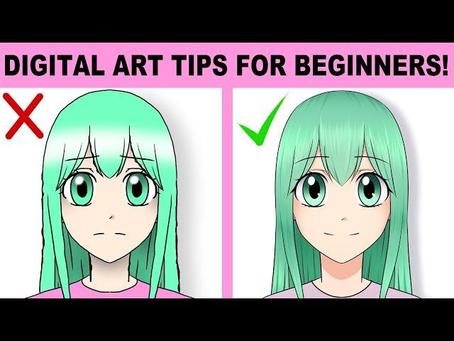 Is Digital Art New to You? This Video Can Help! Digital Art Tips!