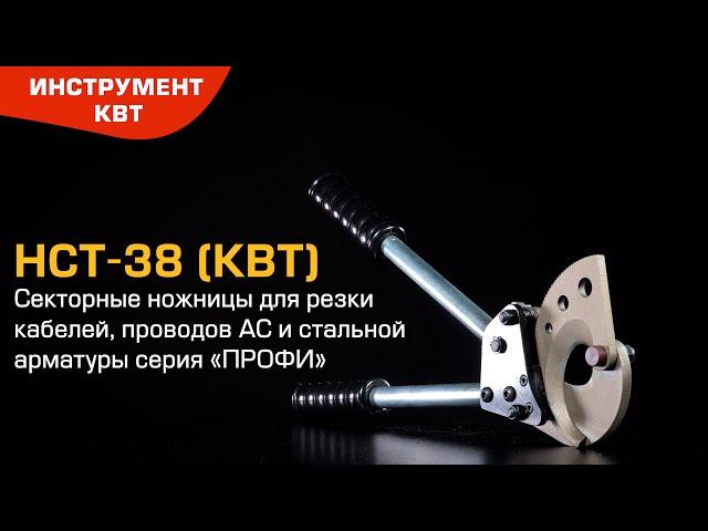 Ножницы секторные НСТ-38 для резки кабелей, проводов АС и стальной арматуры