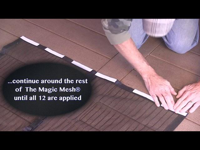 Magic Mesh Hands-Free Screen Door - Single Door Tip Video