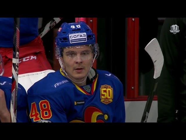 Mnatsyan levels Ikonen along the boards