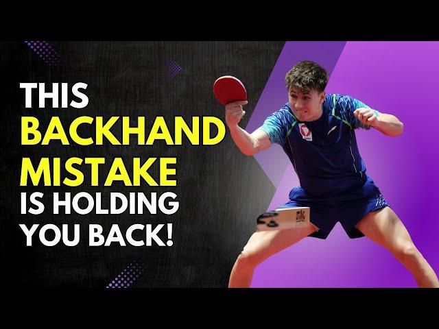 How to: Backhand Topspin VS. Heavy Chop | Table Tennis Tutorial