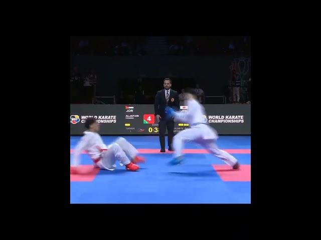 JAPAN VS JORDAN | Karate kumite -84 KG | WKf #shorts #karate #kumite #ziyagha #martialarts #wkf