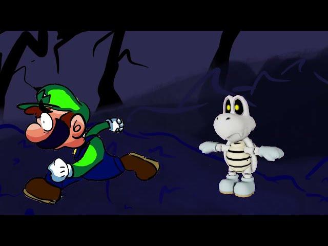 Super Mario Bros Movie REPLAYED- Scene 158 "Luigi runs from a png of Drybones"