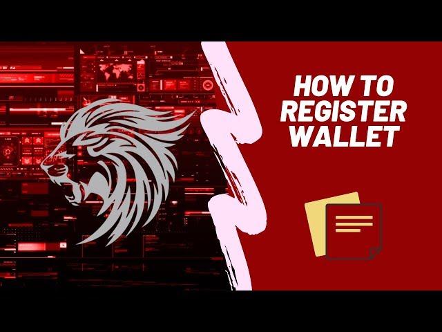 How to register Wallet - Alliance Trading Corp