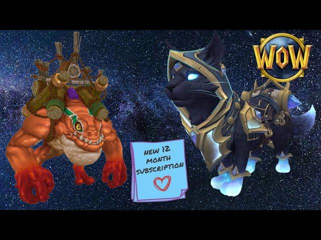 New WoW 12 Month Bundle ~ Startouched Furline & More