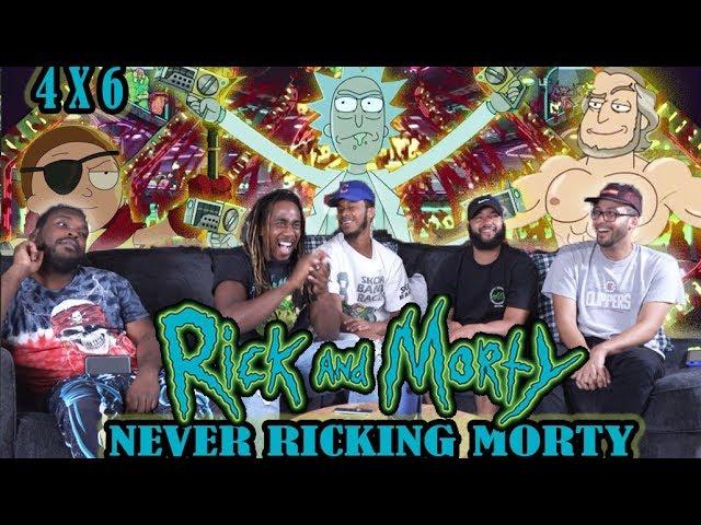 Rick And Morty  4 x 6 " Never Ricking Morty" Reaction/Review