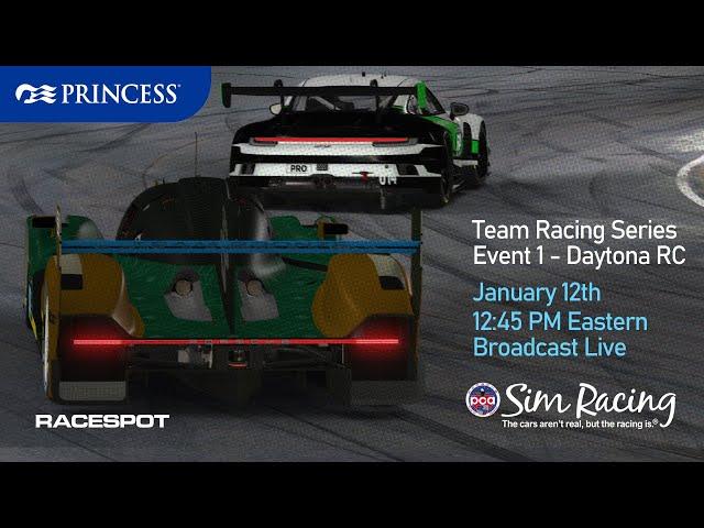 PCA Sim Racing - Team Racing Series | Round 1 at Daytona