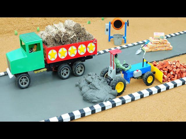 Top most creative Diy tractor vidoes science projects | diy brick bulldozer