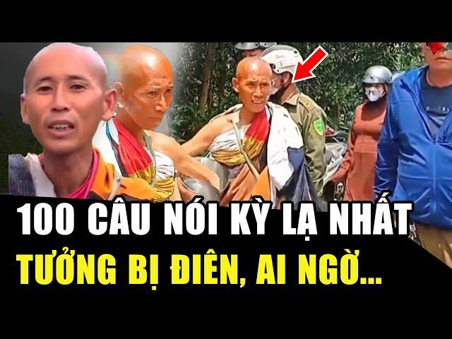 100 CÂU NÓI KỲ LẠ của sư Minh Tuệ, mới đầu TƯỞNG BỊ ĐIÊN, càng nghe càng thấy PHẬT PHÁP NHIỆM MẦU