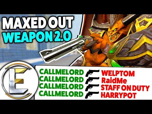 MAXED OUT WEAPON RAIDING - Gmod DarkRP Life (Upgraded The Weapon To Maximum Damage Now Overpowered)