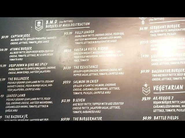 LIVE THE BURGERNATOR MENU 2022 KENSINGTON MARKET SEE TORONTO | #TORONTO FOOD AND TRAVEL