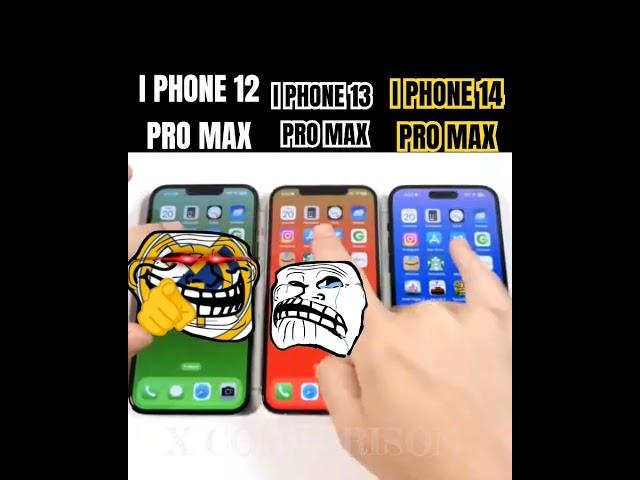 I Phone 13 Pro Max Vs I Phone 12 Pro Max  Insane Speed Showdown I Phone 2024 #shorts #viralvideo