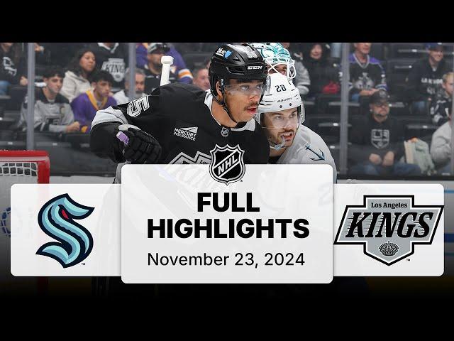 NHL Highlights | Kraken vs. Kings - November 23, 2024