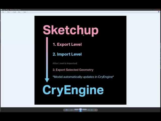 Export Sketchup to CryEngine