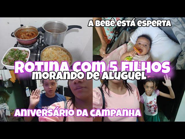 ROTINA COM 5 FILHOS MORANDO DE ALUGUELABERTURA DO ANIVERSÁRIO DA CAMPANHA EVANGELIZADORA#viralvideo