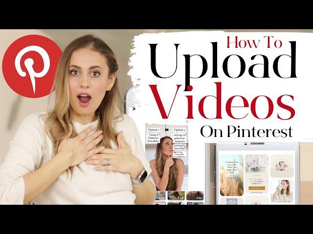 How to Upload Video on Pinterest (2022) //  Pinterest Video Pins TUTORIAL