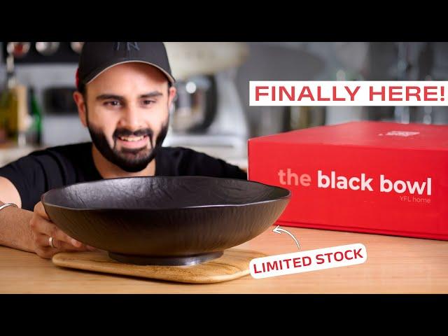 The Iconic YFL Black Bowl You've Always Wanted – Available Now | Limited Stock | Chef Sanjyot Keer