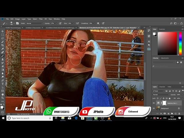 How to color grade an image