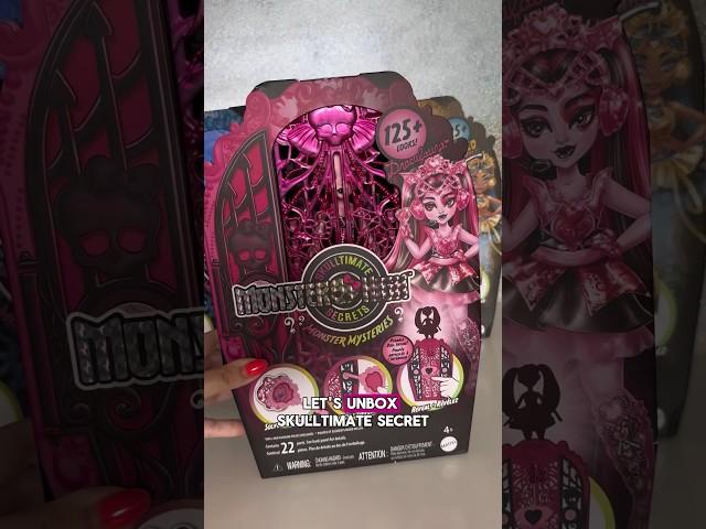 Unboxing The New Monster High Skulltimate Secrets Series 4 Draculaura