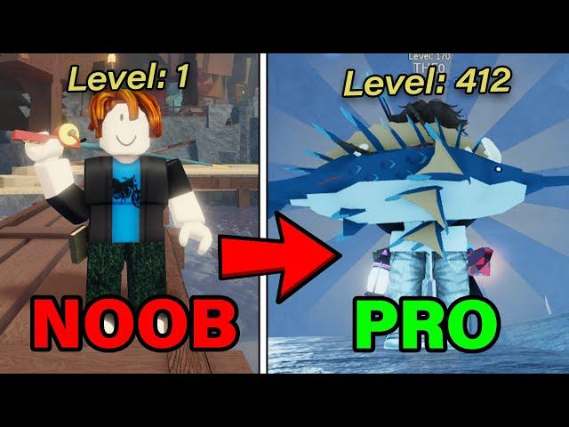 we went from NOOB to PRO in Roblox FISCH! (Episode 1)