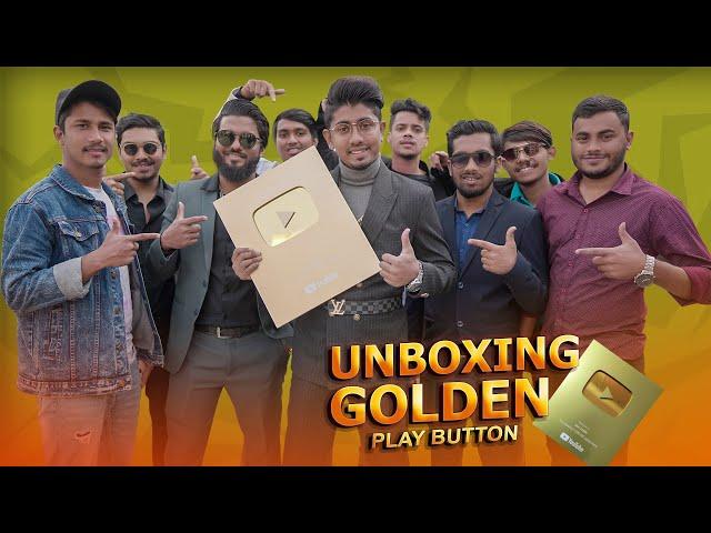 Golden Play Button Unboxing || Zan Zamin Team || Zan Zamin