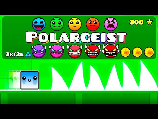 Polargeist Каждой Сложности в Geometry Dash 2.2