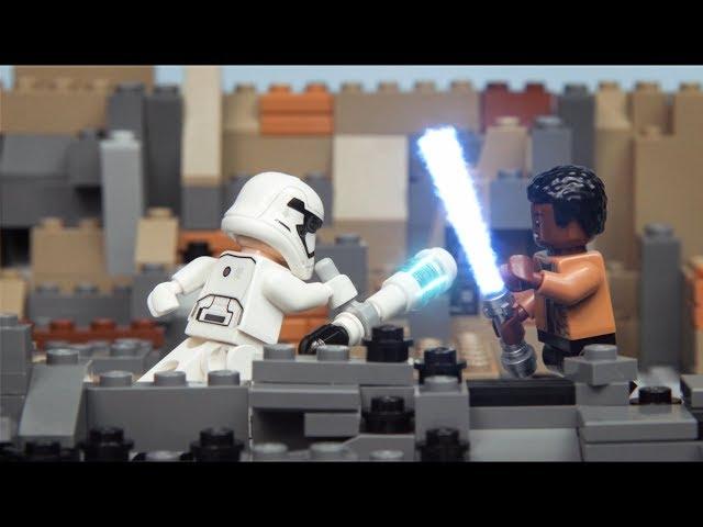 LEGO Star Wars Finn vs Stormtrooper (Stop Motion)