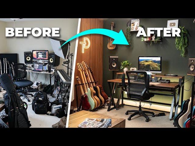 I Built My DREAM Home Office & Music Studio