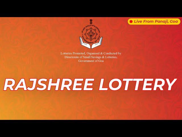 RAJSHREE 30 GURU WEEKLY LOTTERY Dated 13 MAR 2025, 08.30 PM  Rajshree Lottery Live Result