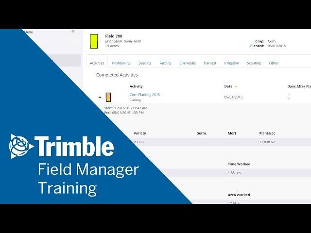 How to Use the Field Manager (Fit and Pro) | Online Training | Trimble Ag Software