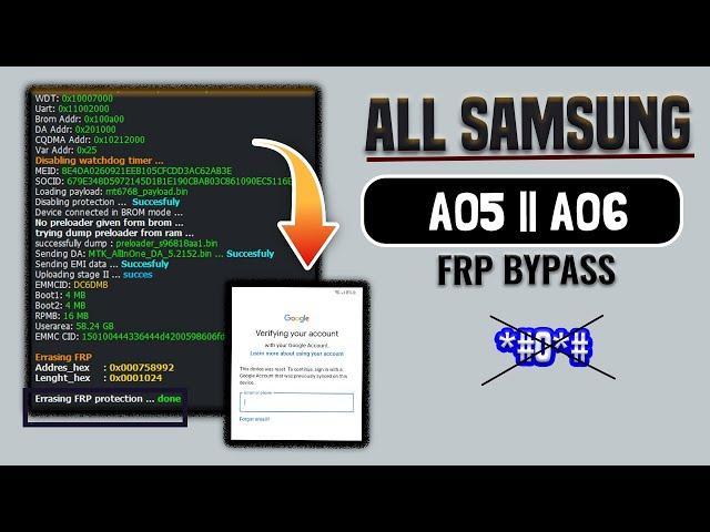 Without *#0*# - All Samsung A05, A05s, A06 FRP Bypass 2024 Android 13/14 UpdateTalkBack Not Working