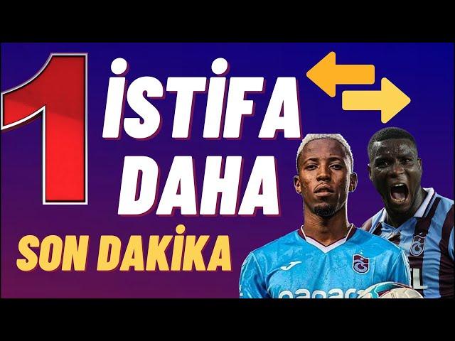 Flaş gelişme bir istifa daha geldi Transfer de son dakika  #trabzonspor