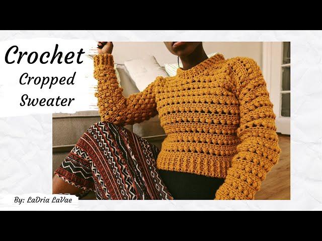 Crochet Crop Top Sweater