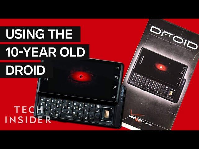 I Used The 10-Year-Old Original Motorola Droid For A Week