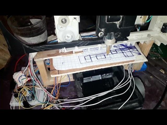 Mini CNC Plotter based on STM32 ( Progress )