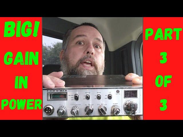 Testing a 50 watt Connex 3300hp on direct battery power. Part 3
