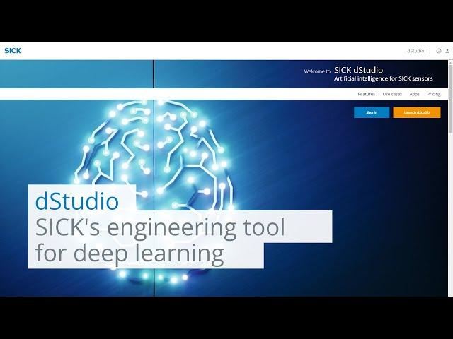 Deep Learning with SICK dStudio – Handle more complexity with less effort