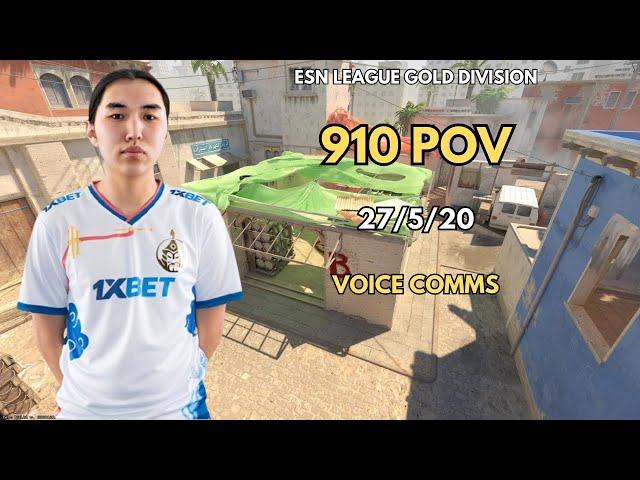 910 POV + VOICE COMMS (27/5/20) CS2 ESN LEAGUE GOLD DIVISION September 28th 2024