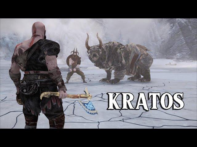 Kratos Being Calm and Reasonable in Skyrim  || Skyrim SE/AE MODS