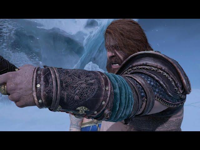 God of War Ragnarök Niflheim Atreus and Thor PS5