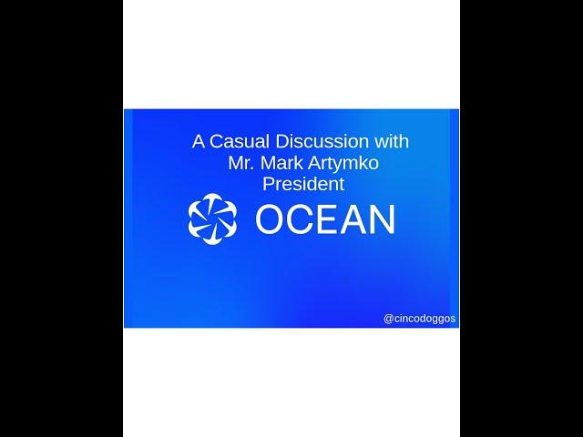 A Casual Discussion with Mark Artymko of OCEAN Mining
