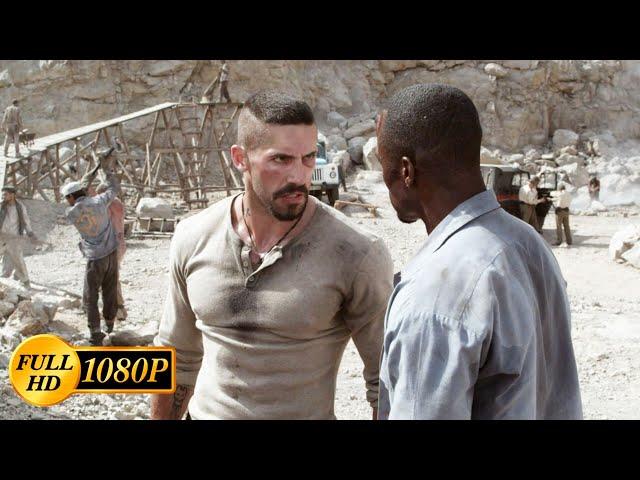 Scott Adkins saves Turbo's life and helps him get out of the quarry / Undisputed 3: Redemption