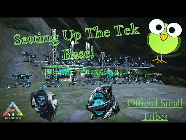 Setting Up The Tek Base! | Official Small Tribes | Ark | Episode 4