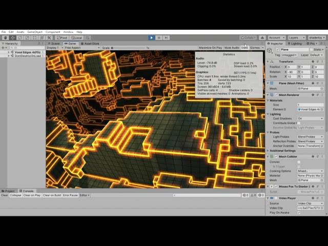 Shadertoy to Unity - URP (VR Ready) Shaders - Voxel Edges