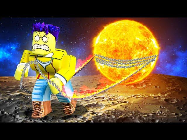БЕСКОНЕЧНАЯ СИЛА! ПЕРЕТЯНУЛ ЦЕЛУЮ ПЛАНЕТУ! СИМУЛЯТОР КАЧКА В ROBLOX
