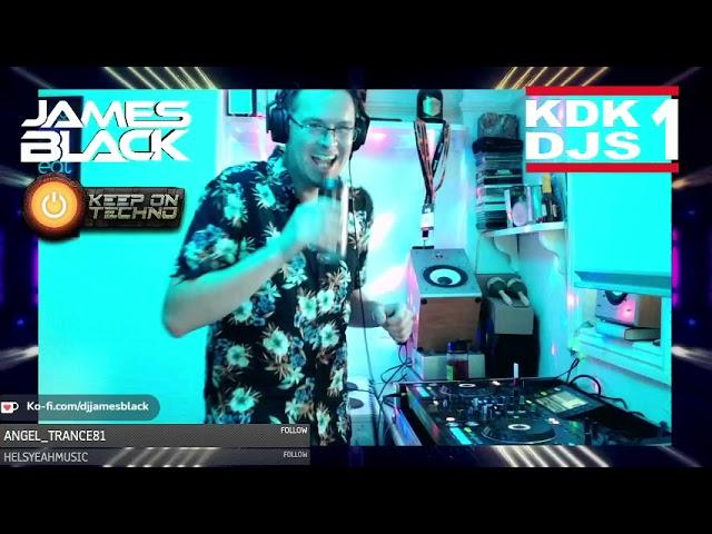 DJ James Black LIVE - Guest Mix for KDK DJs - Techno Mix