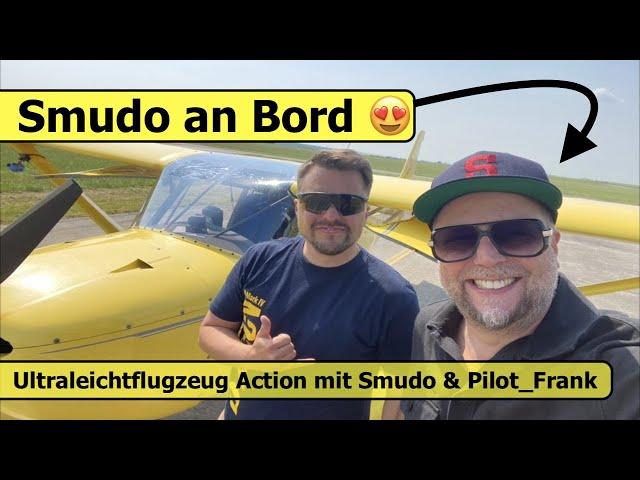 Smudo & Pilot_Frank fliegen Ultraleichtflugzeug