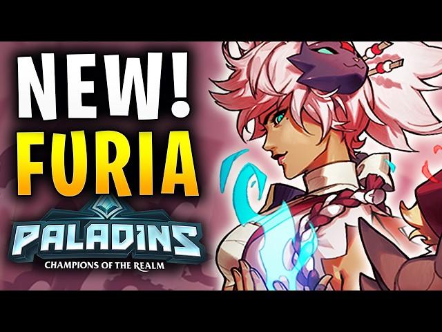 GOD TIER NEW FURIA DAMAGE! - Paladins Gameplay Build